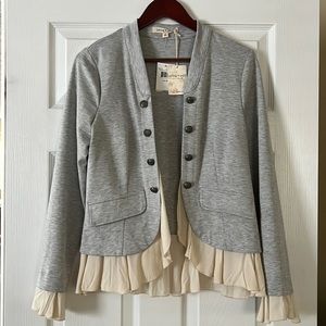 🆕NWT🆕 Living Doll Heather Grey Casual Jacket